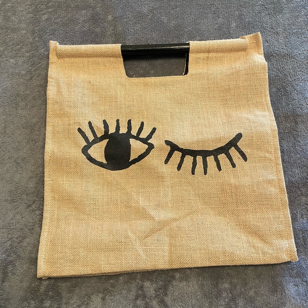 Large Burlap Bag Tote
